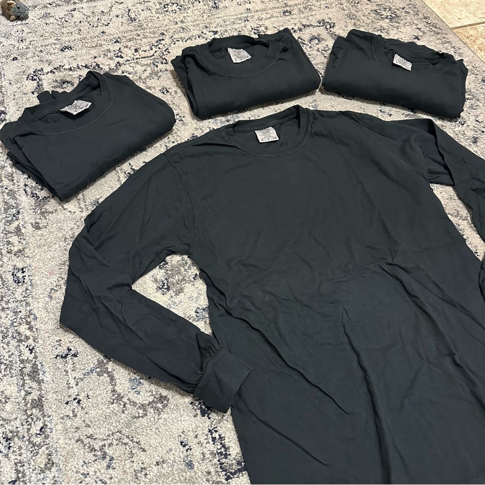 Lot of 4 - Men’s Comfort Colors Long Sleeve T-Shirts - New Without Tags - Picture 2 of 7